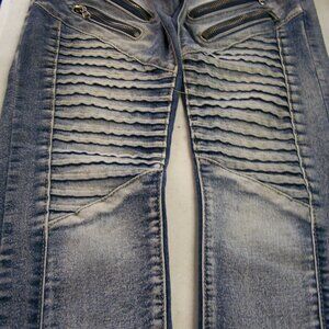 F.U.S.A.I Stretch Denim Distressed Jeans Size 10